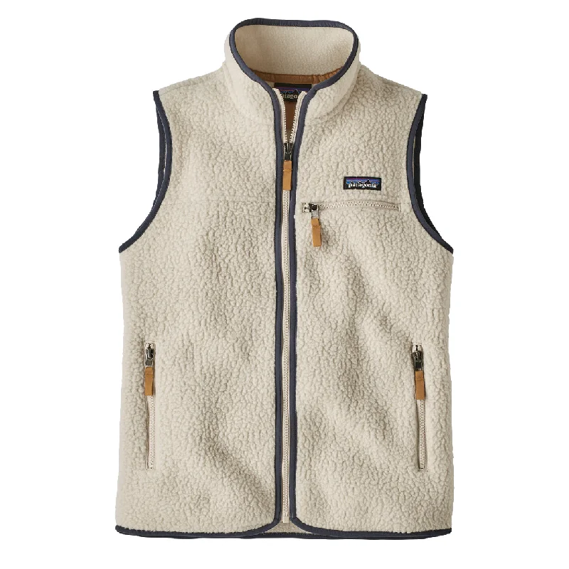 Patagonia Womens Retro Pile Vest Pelican Timeless Women's Garments