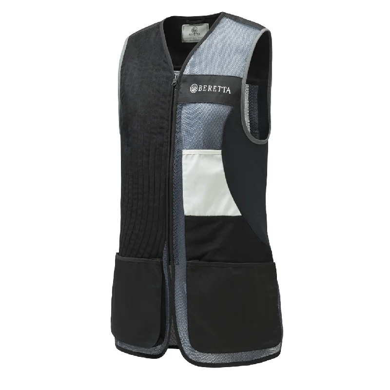 Beretta Womens Uniform Pro 20.20 Micro Shooting Vest Black / Grey Comfortable Women's Apparel