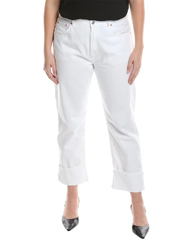 Marina Rinaldi Plus White Istinto Jean Formal Attire For Women