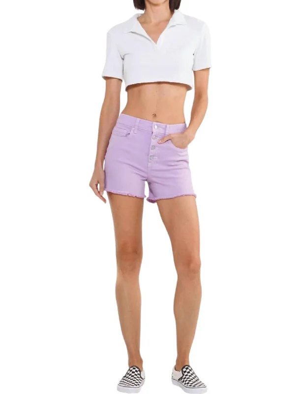 Maria Shorts In Light Purple Casual Chic Women's Clothes