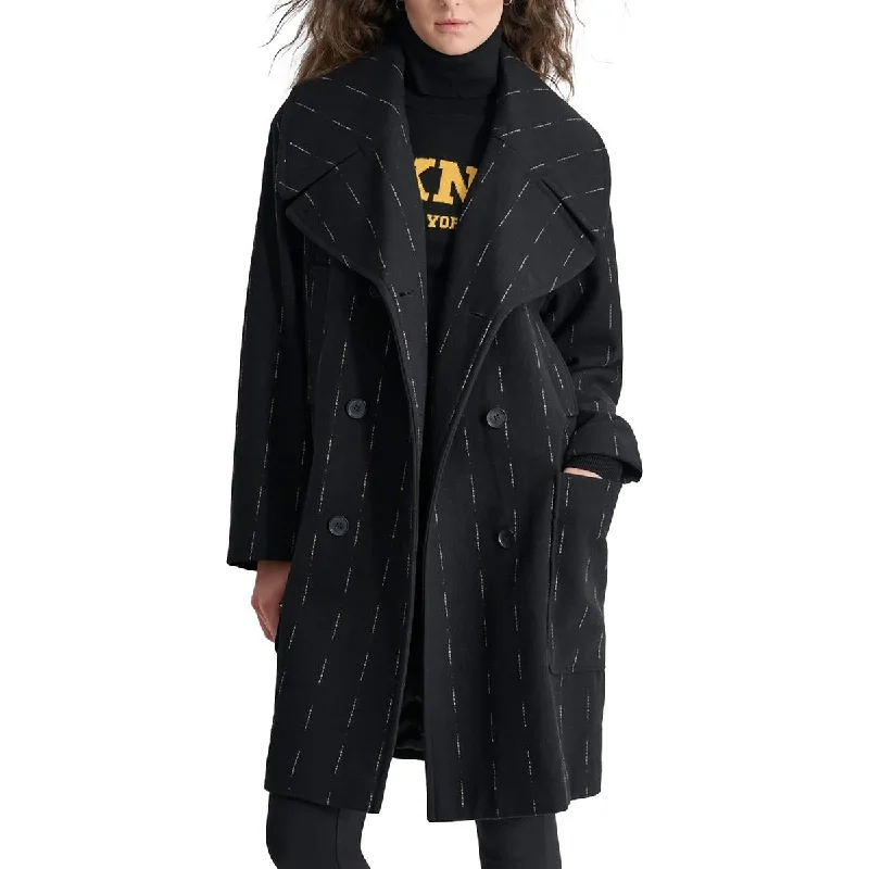 Womens Double-Breasted Wool Overcoat Holiday Gift Guide Sale