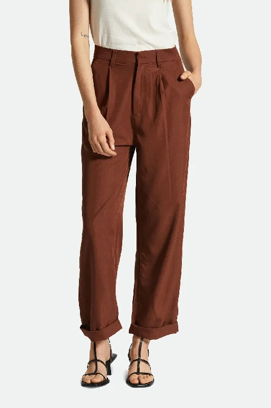 Victory Trouser Pant - Sepia Women's Holiday Outfit