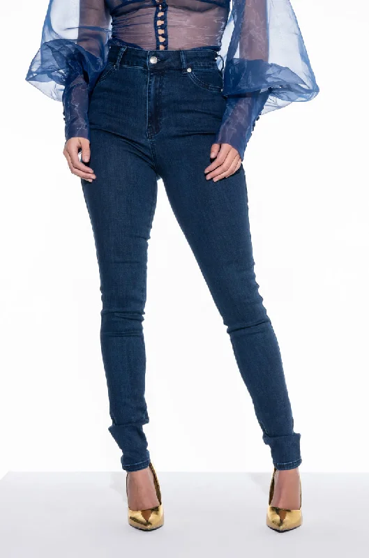 FLEX-FIT HIGH WAISTED SUPER STRETCHY SKINNY JEANS Casual Outfit For Women