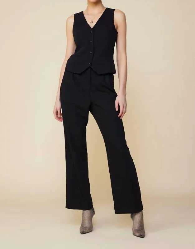 Tatiana Trouser In Black Women's Casual Garments