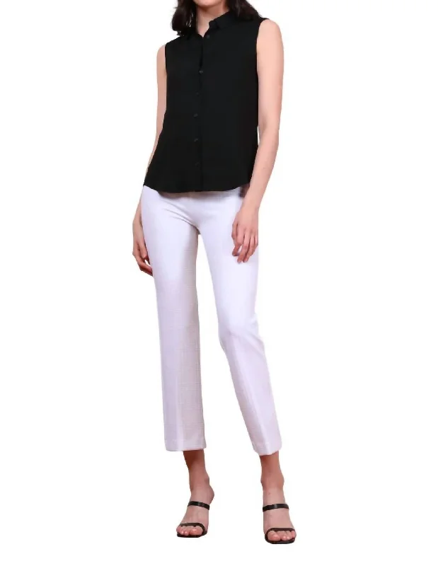 Leo Pant In White Online Boutiques Clothing