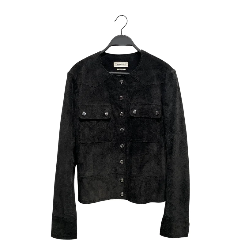 ISABEL MARANT ETOILE/Leather Jkt/42/Suede/BLK/ Women's Evening Attire