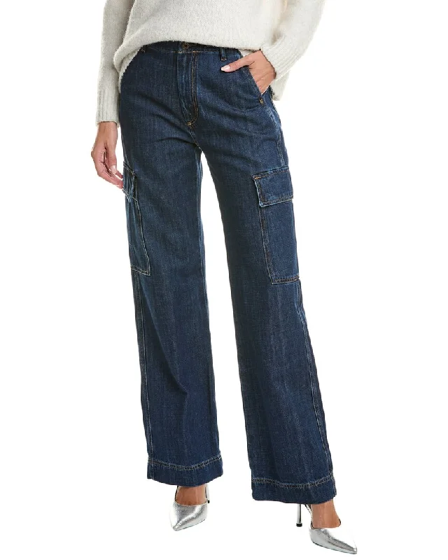 Weekend Max Mara Califfo Denim Trouser Women's Plus-Size Apparel