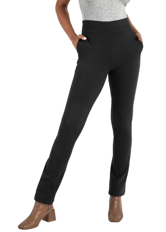 Pisces Hr Straight Leg Pant In Black Trendy Boutique Online