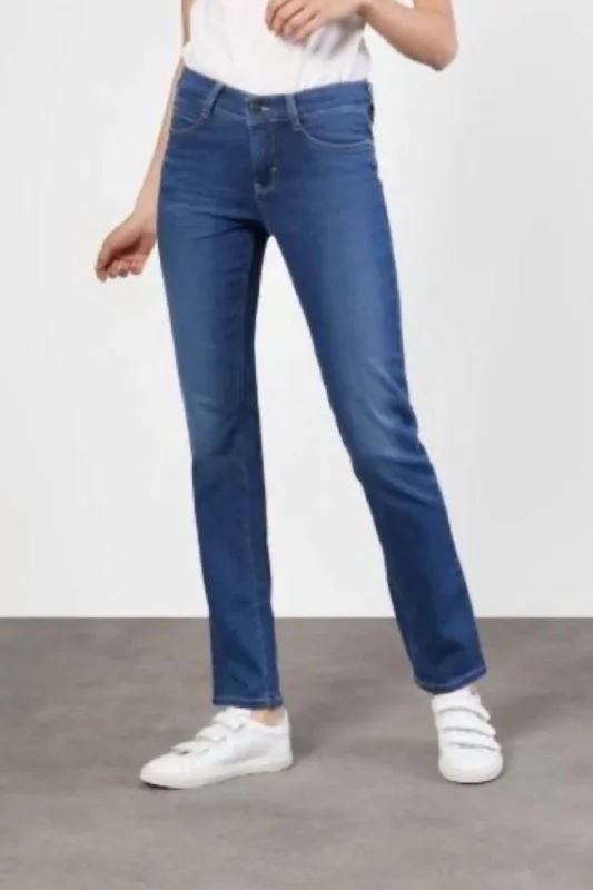 Dream Straight Denim In Mid Blue Women's Clothing for Every Season and Trend