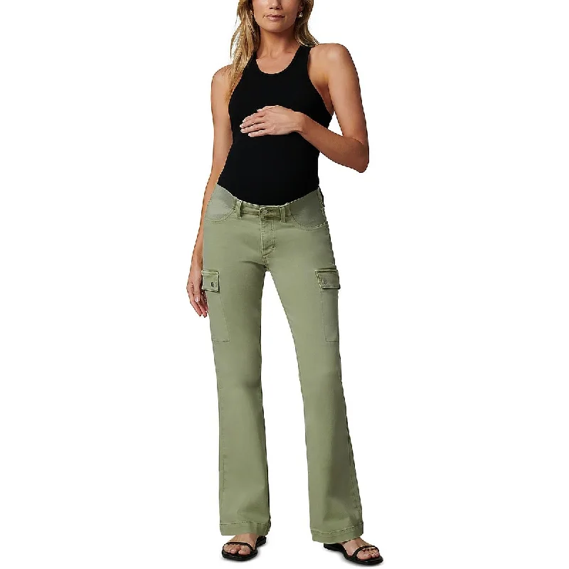 Womens Pocket Cotton Cargo Pants Women's Stylish Professional Garments