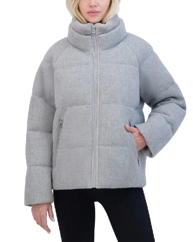 Tahari Puffer Jacket Women's Chic Outerwear Attire