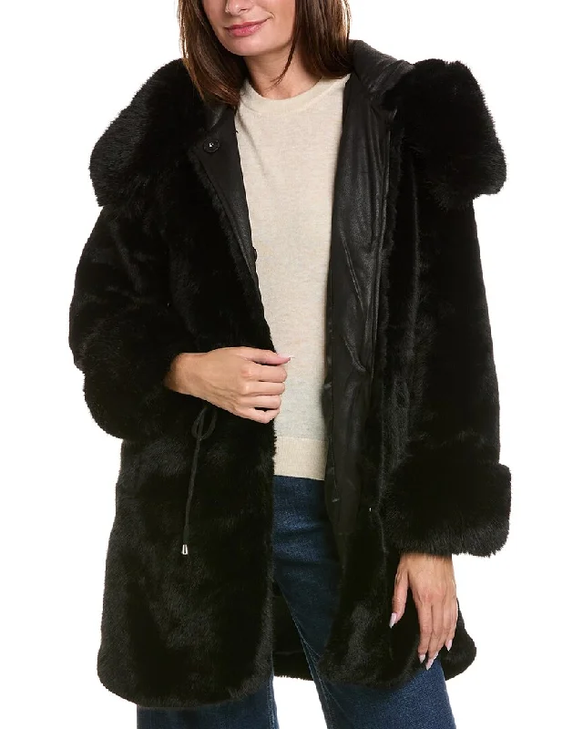 Pascale La Mode Plush Coat Trendy Boutiques Online