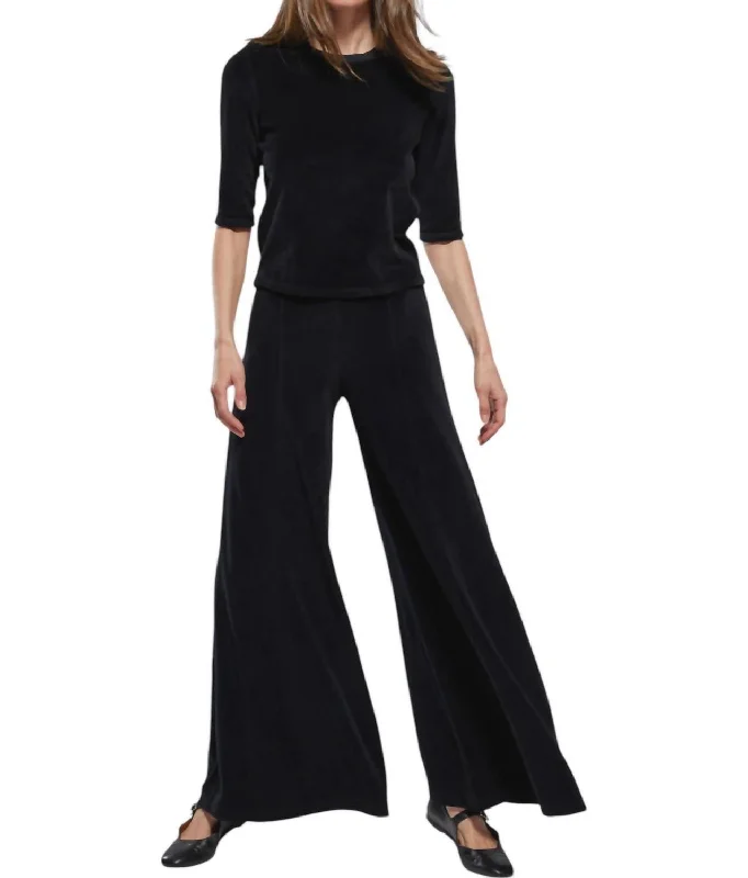 Megalo Palazzo Pants In Black Stylish Clothes For Women