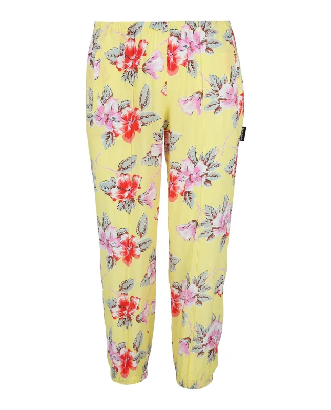 Hibiscus Sleek Joggers Women's Trendy Garments