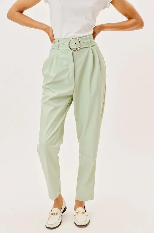 Talia Pant In Green Women's Vintage Clothes