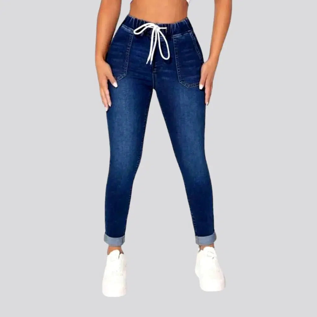 Casual joggers women's denim pants Affordable Women's Clothing