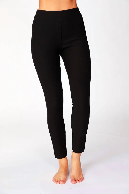 Pocket Pant In Black Women's Fashionable Clothing Sets