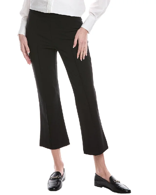 Vince Mid Rise Pintuck Crop Flare Pant Women's Clothes And Garments