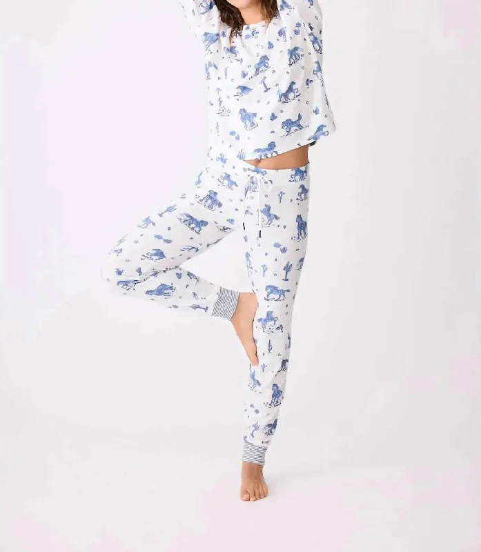 Desert Daze Pants In Blue Modern Women's Wardrobe Essentials