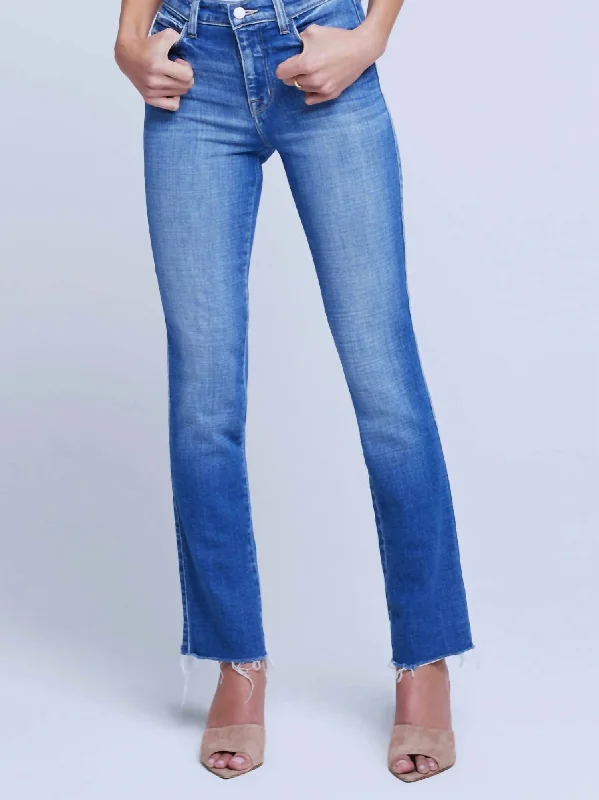 Draya High Rise Slim Jean In Douglas Women's Trendy Clothing