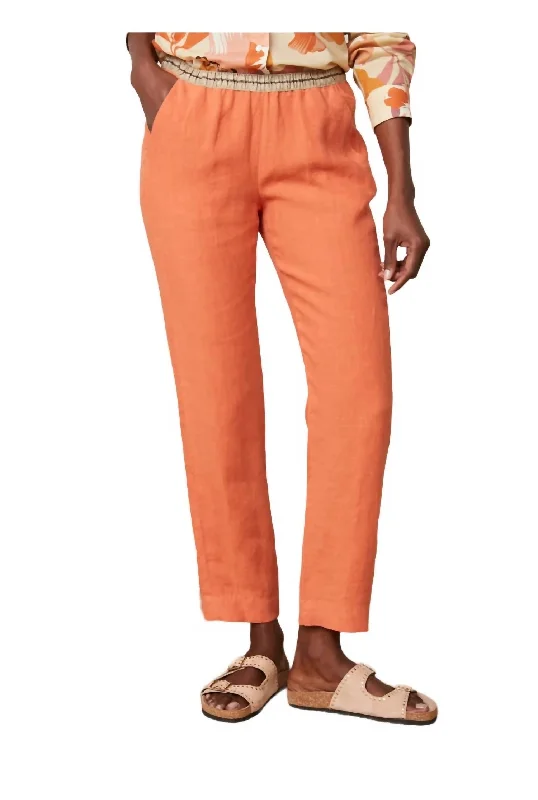 Pirouette Pant In Orange Trendy Women's Outfits for Casual Wear