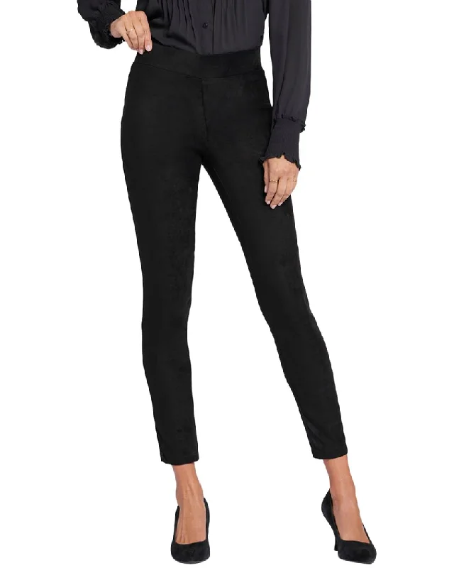 NYDJ Suede Black Legging Jean Women's Work Outfit