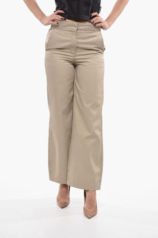 Palm Angels High-Waisted Straight-Fit Pants Best Online Boutiques For Women