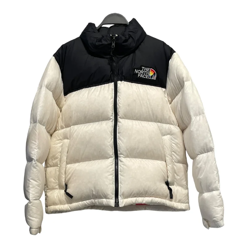 THE NORTH FACE/Puffer Jkt/L/All Over Print/Nylon/WHT/1996 RETRO NUPTSE PRIDE Best Clearance Sales Right Now