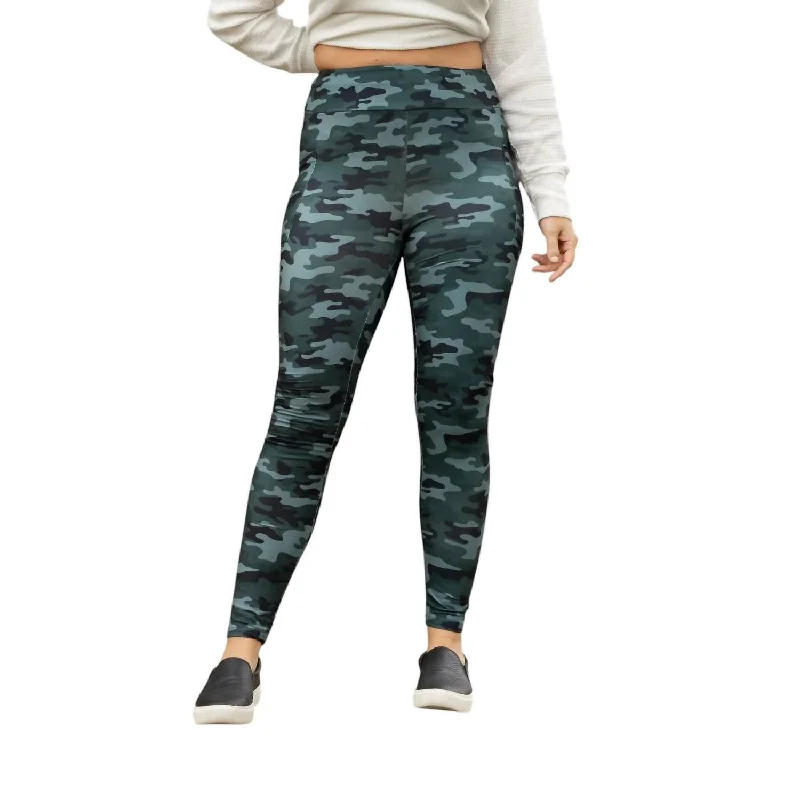 High Waisted Leggings With Pockets In Camo 2.0 Women's Trendy Outfits