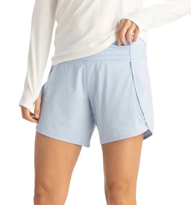 Women's Bamboo Lined Breeze Shorts In Clear Sky Flash Sale Online