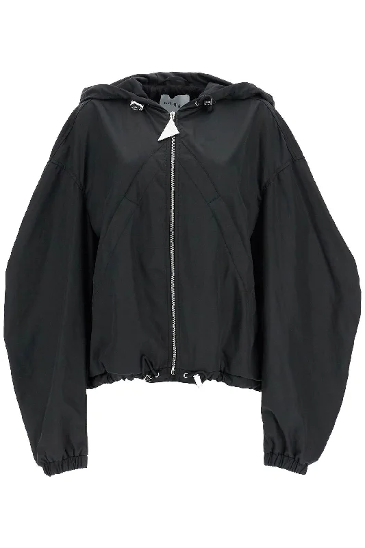 The Attico Women's Oversized  Hooded Bomber Jacket In Polyester Sale On Sale