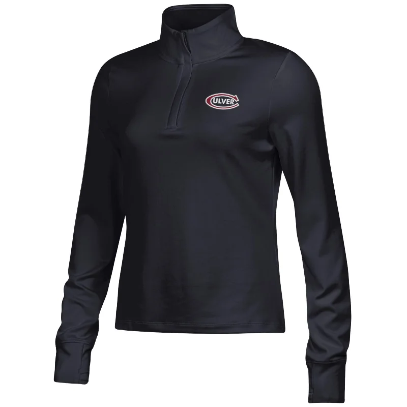 Women's Under Armour Motion 1/4 Zip - Black Women's Evening Wear Attire