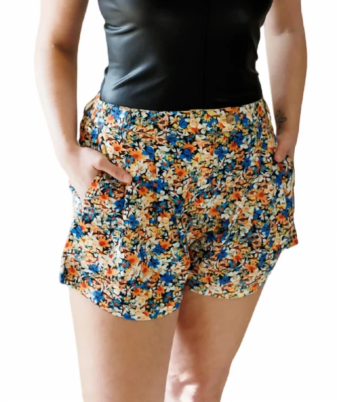 Full Bloom Short - Plus In Multi Affordable Trendy Clothes For Women