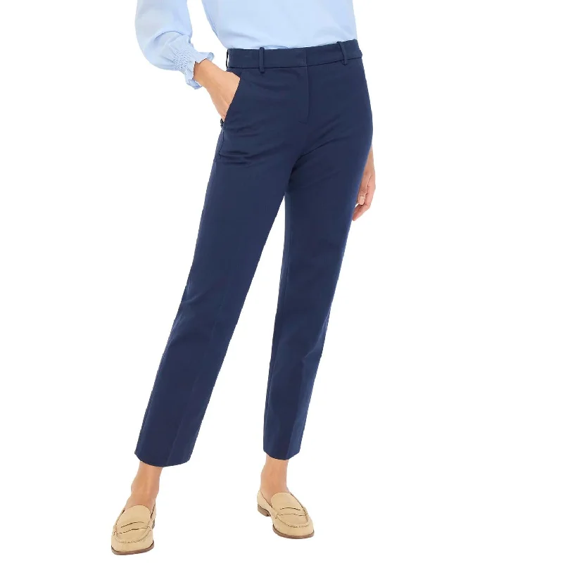 Women's Kallie Straight Leg Pant In Navy Blue Women's Loungewear Clothes