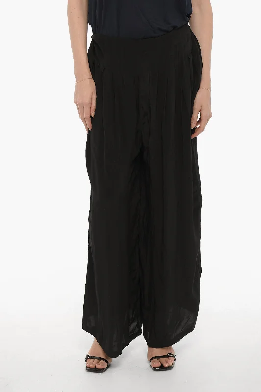 AllSaints Sheer Fabric HEZZY Pants with Drawstring Waist Best Online Women's Boutiques