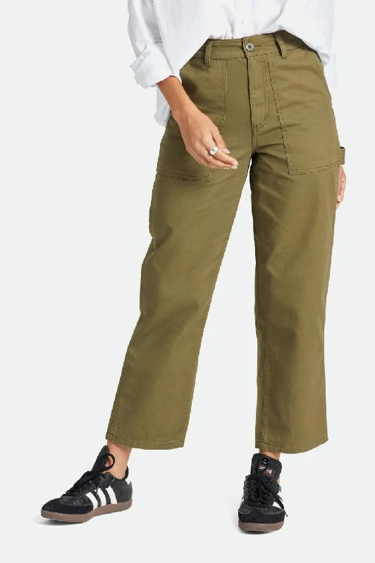 Alameda Pant - Military Olive Women's Relaxed Outfit