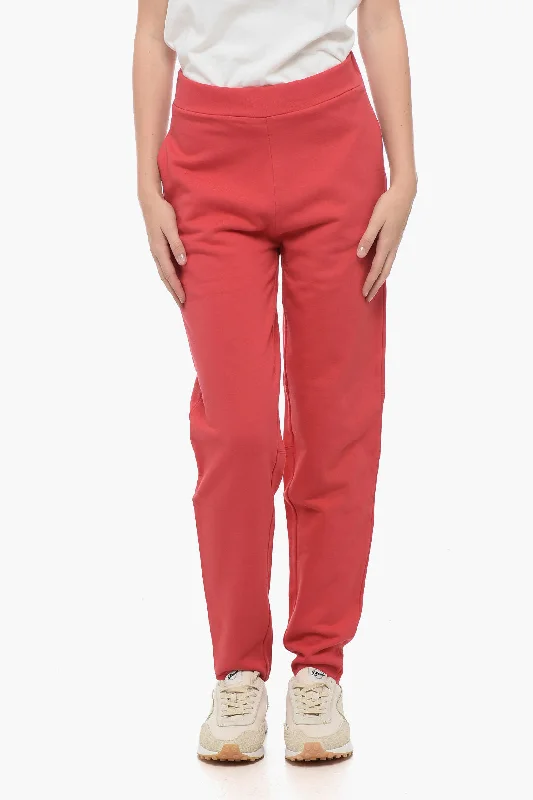 Armani EMPORIO Brushed Cotton Sweatpants with Flush Pockets Women Wear Online