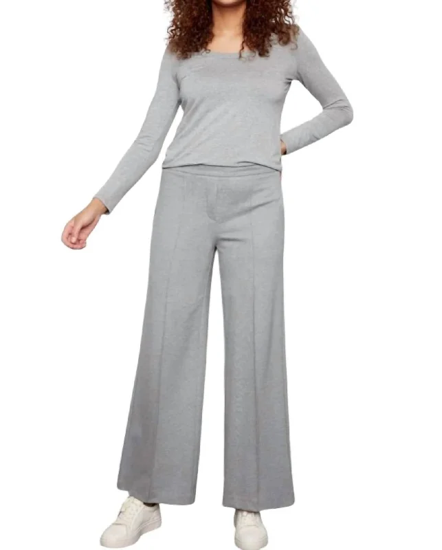 Amiri Wide Leg Pants In Grey Sale On Sale