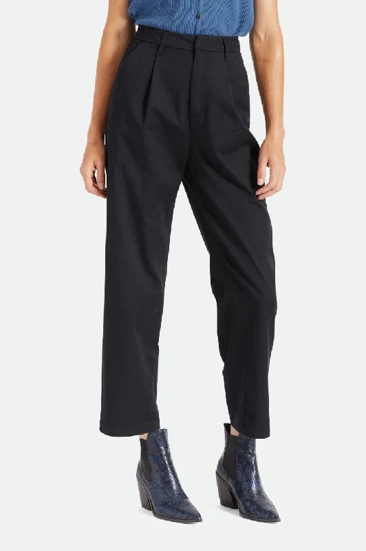 Victory Trouser Pant - Jet Black Women's Travel Attire