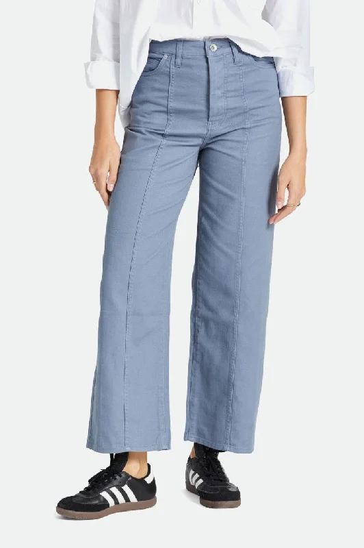 Providence Wide Leg Pant - Flint Blue Women's Weekend Outfit