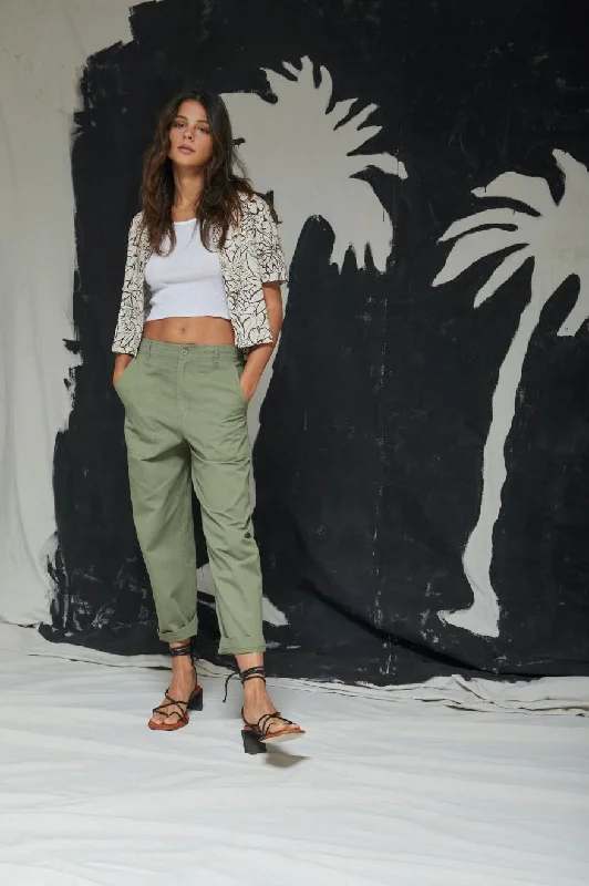 Vancouver Pant - Olive Surplus Women's Evening Attire