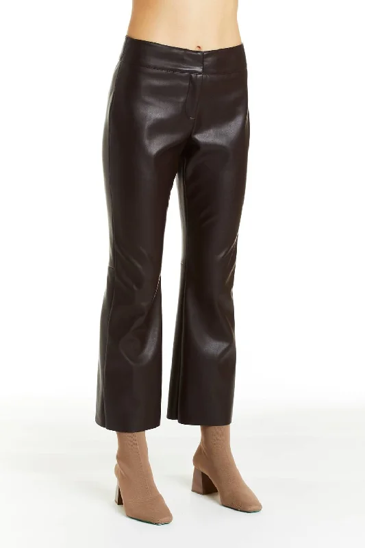 Riley Pant In Chocolate Elegant Women's Clothing Online