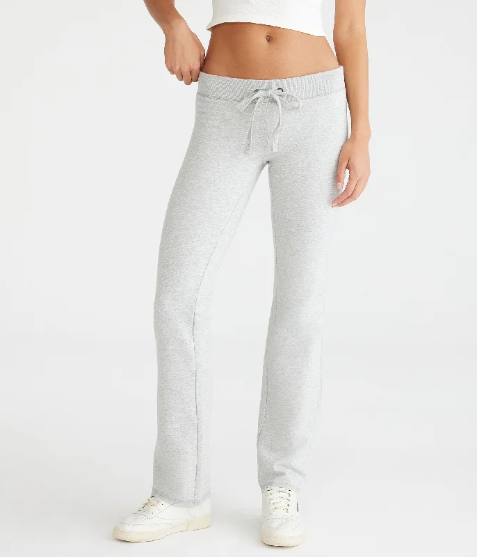 Aeropostale Solid Fit & Flare Sweatpants Women's Vacation Outfit Set