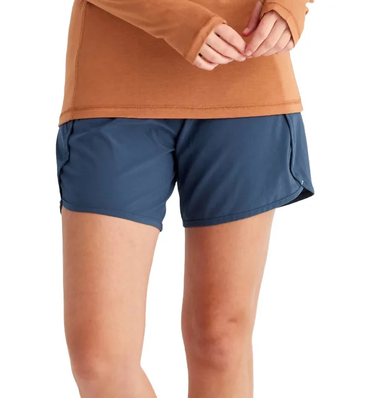 Women's Bamboo-Lined Breeze Skort In Blue Dusk Ii Discount Store