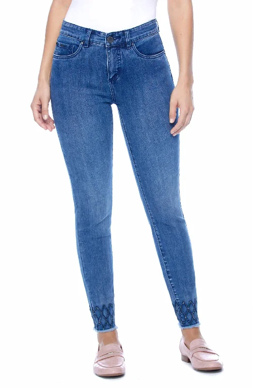 Christina Ankle Jean In Dark Denim Women's Clothing For Special Occasions