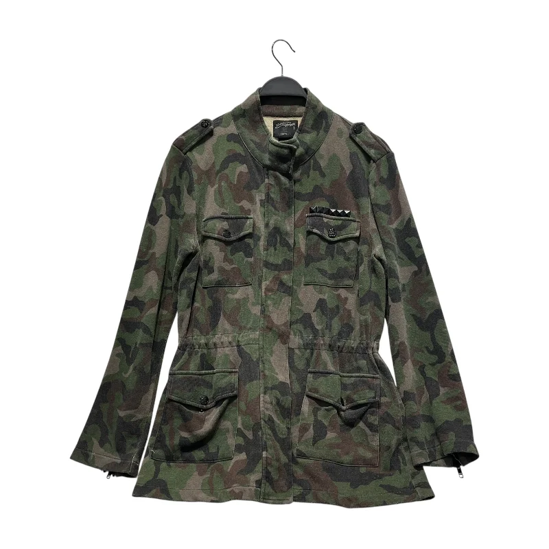 STUSSY/Jacket/S/Camouflage/Cotton/GRN/ Stylish Clothes For Women