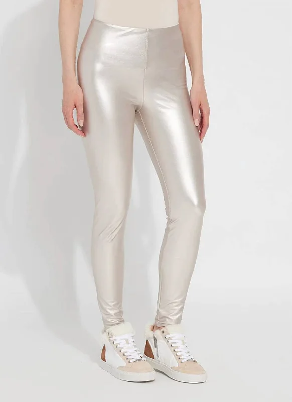 Freya Legging In Metallic Deep Alabaster Women's Office Outfit