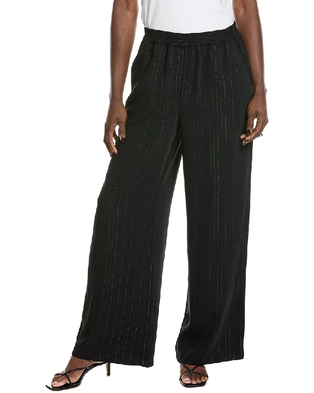 Vince Camuto Pinstripe Pull-On Pant Modern Women's Fashion with Vintage Touches