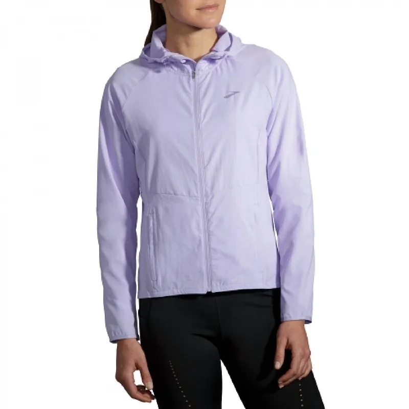 Women's Canopy Jacket In Violet Dash Seasonal Sale