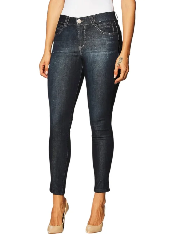 Luxe Ab Solution Jegging In Indigo Women's Outfit For The Office